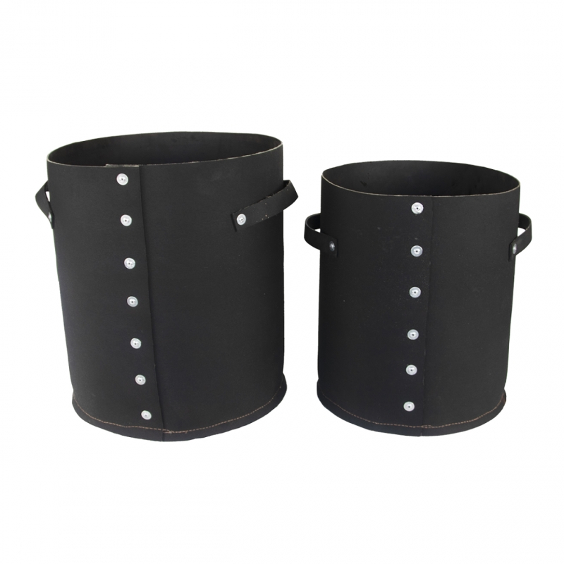 2 kusy kvetináčov z RECYKLOVANÉ PNEU 44,5 / 40,5 cm