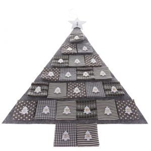 Adventný kalendár strom 56x78cm