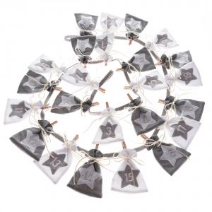 Adventný kalendár z vrecúšok 187cm