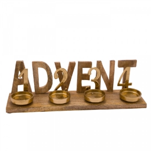Adventný svietnik 43x11x13cm