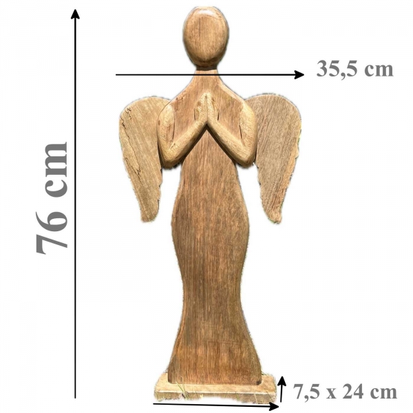 Anjel pokojného domova - mango 76 cm