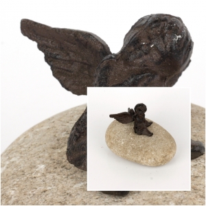 Anjel na kameni 10x8x9,5cm