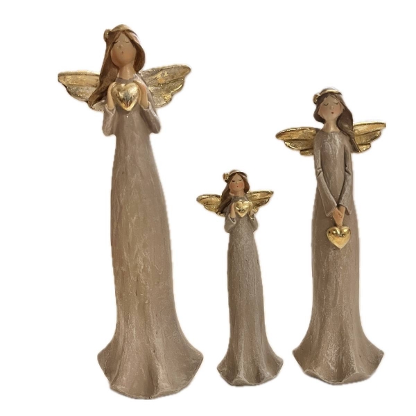 Anjel nádeje srdca 25 cm