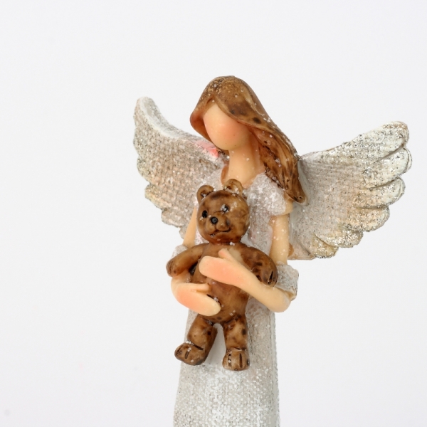 Anjel s medvedíkom 20cm