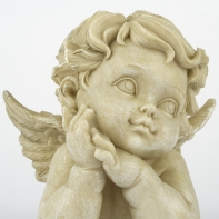 Anjel s podopretou hlavou 10cm
