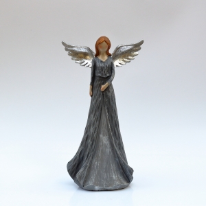 Anjel s šedými šaty XXL Materstvo