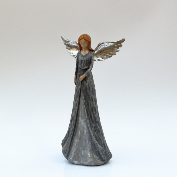 Anjel s šedými šaty XXL Materstvo