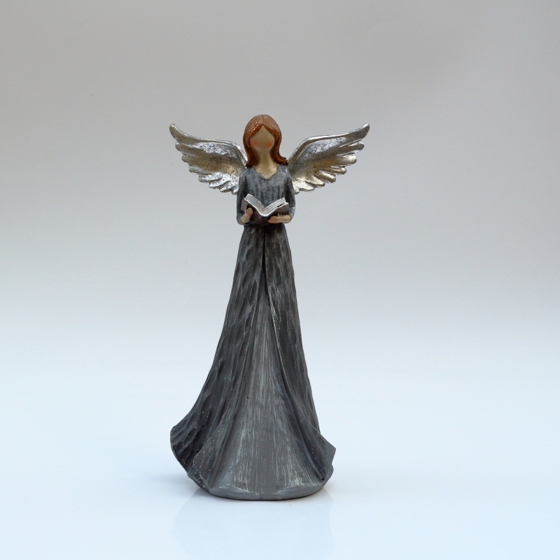 Anjel s šedými šaty XXL Múdrosť