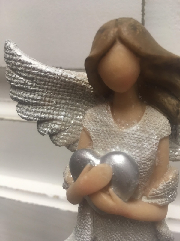 Anjel so srdcom trblietavý 24cm