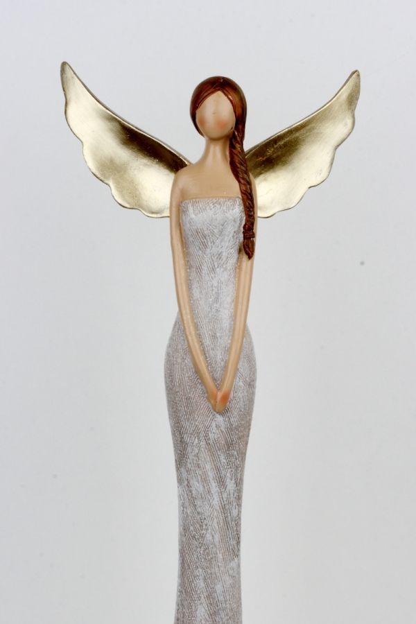 Anjel so zlatými krídlami 47cm