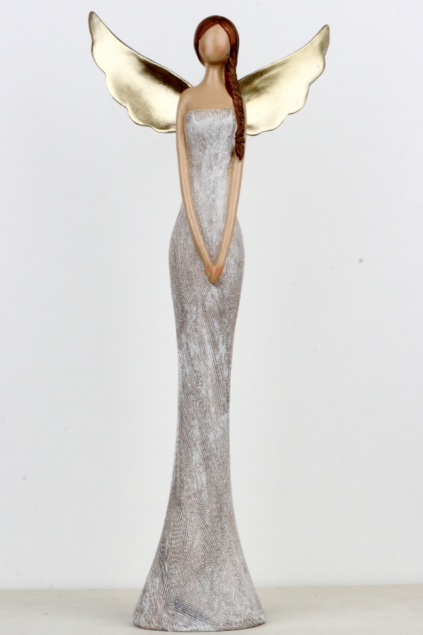 Anjel so zlatými krídlami 47cm