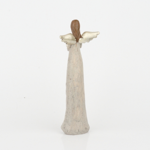 Anjel so zlatými krídlami Srdce na pravom mieste 15cm