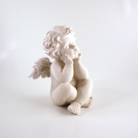 Anjel sediaci biely 22,5 cm A