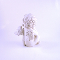 Anjel sediaci biely 22,5 cm A