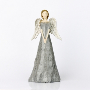 Anjel šedý 25cm