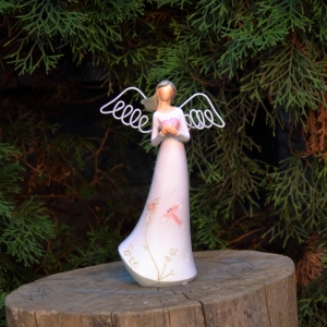 Anjel soška so srdcom 13×21×6,5cm