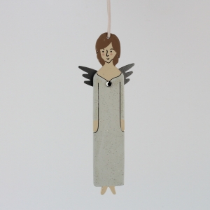 Anjel strážny biely 14x5cm