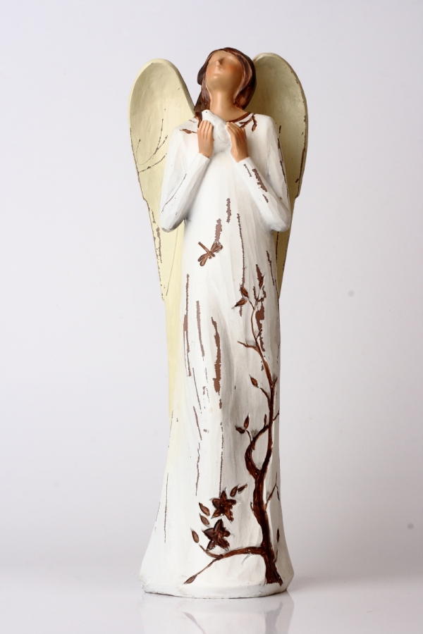 Anjel Strom života s holubicou 34cm 