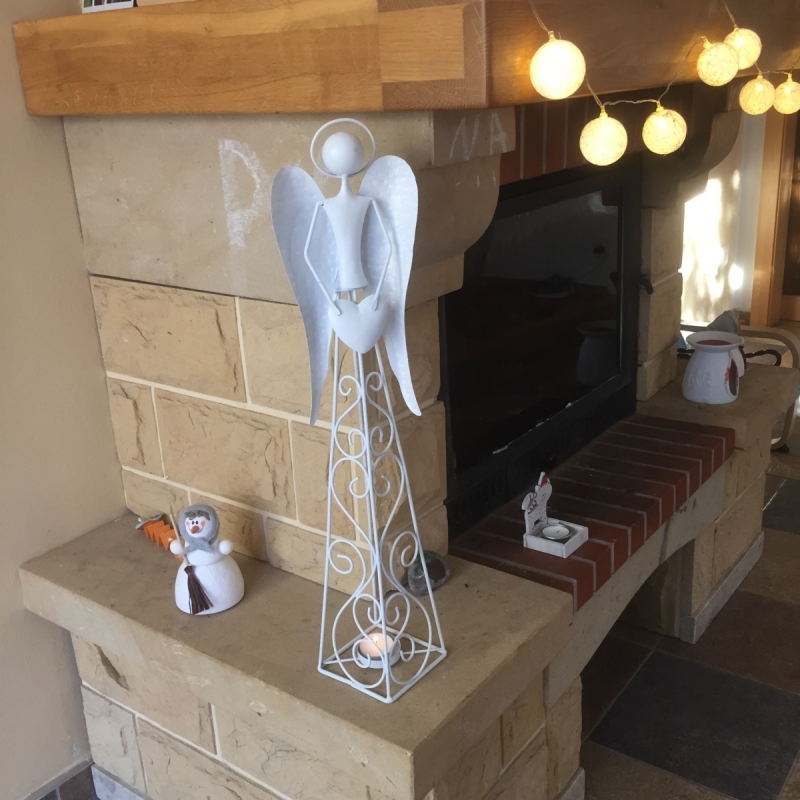 Anjel svietnik 15,5×60×15cm