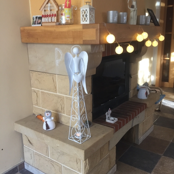 Anjel svietnik 15,5×60×15cm