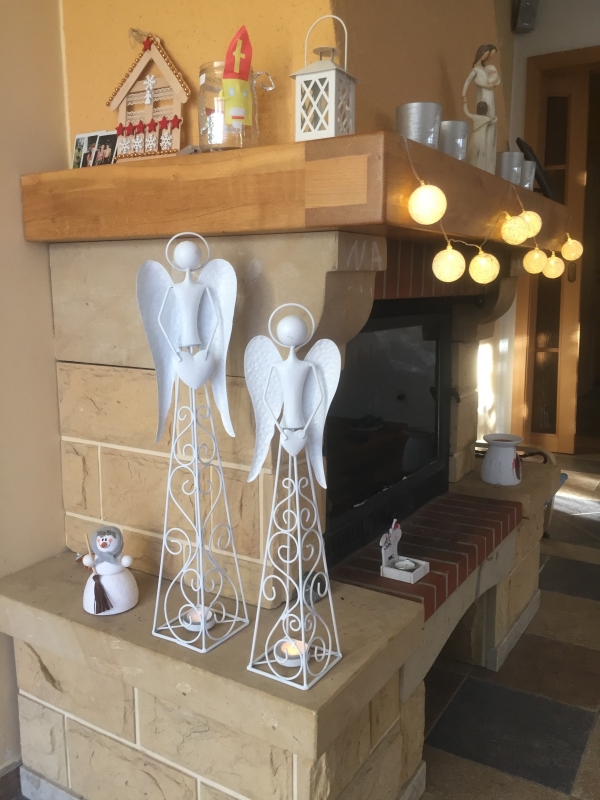 Anjel svietnik 15,5×60×15cm