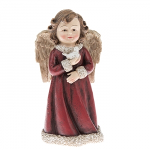 Anjelik s holubicou 12cm