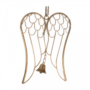 Anjelské krídla Auriel so zvončekom 23 x 18,5 x 1,5 cm