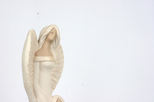 Anjelská soška Matka s dcérou 32cm