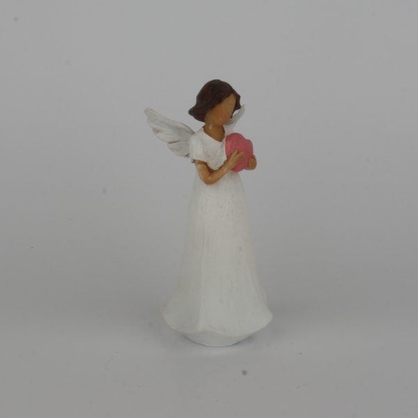 Andělská soška so srdcom 14cm