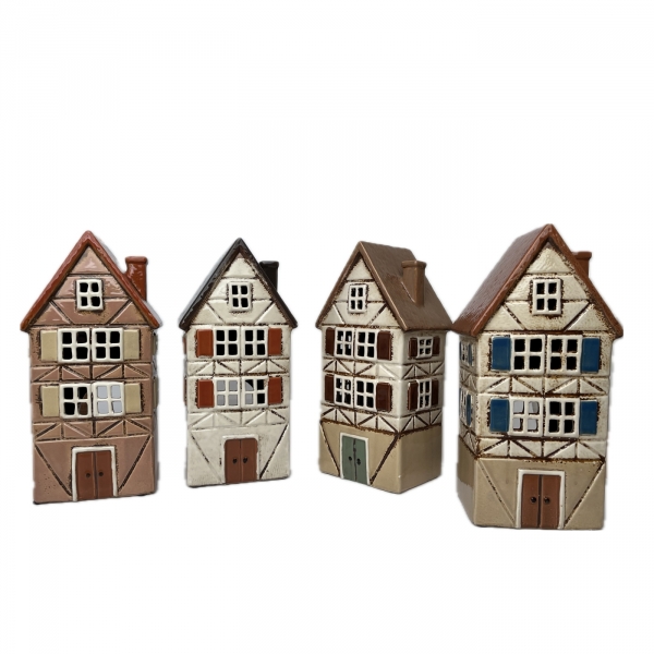 Architektonický klenot - keramický domček D 13,5x26,5x10,5cm