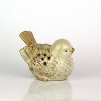 Aróma lampa vtáčik krémový 12cm