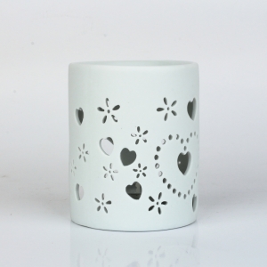 Aromalampa biela 8,5x10x8,5cm