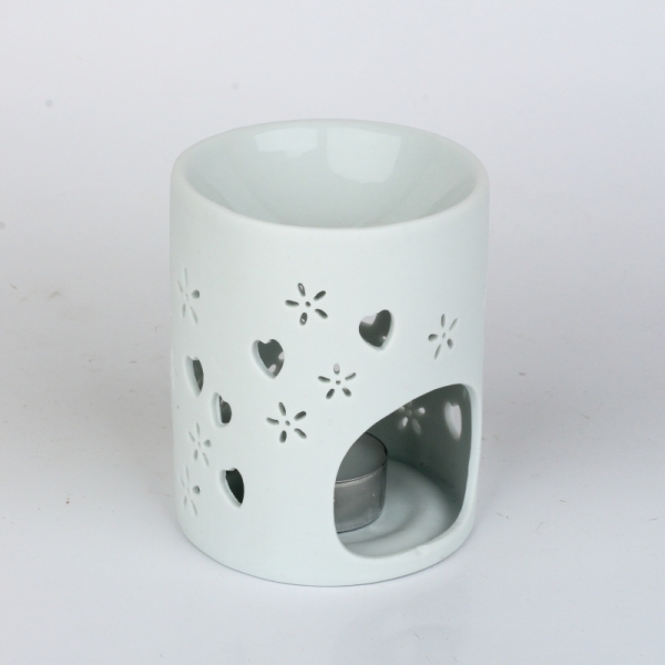 Aromalampa biela 8,5x10x8,5cm