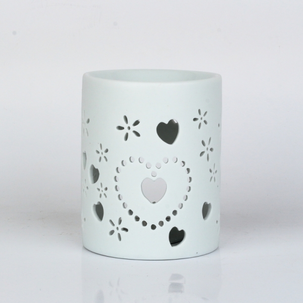 Aromalampa biela 8,5x10x8,5cm