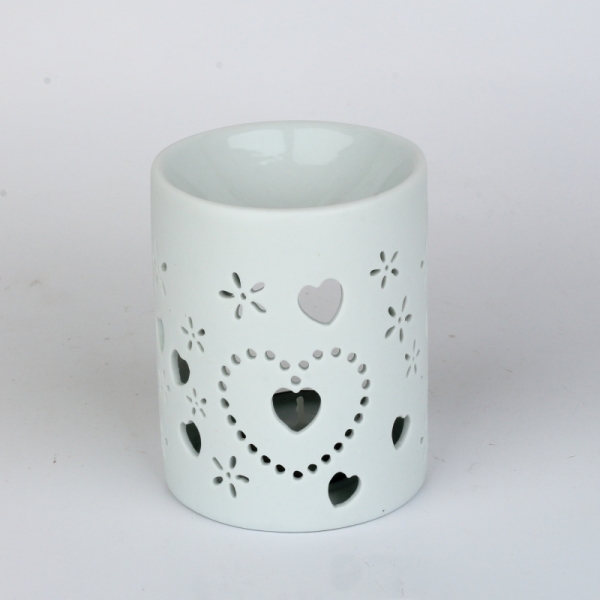 Aromalampa biela 8,5x10x8,5cm