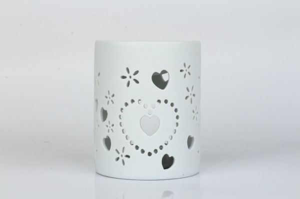 Aromalampa biela 8,5x10x8,5cm