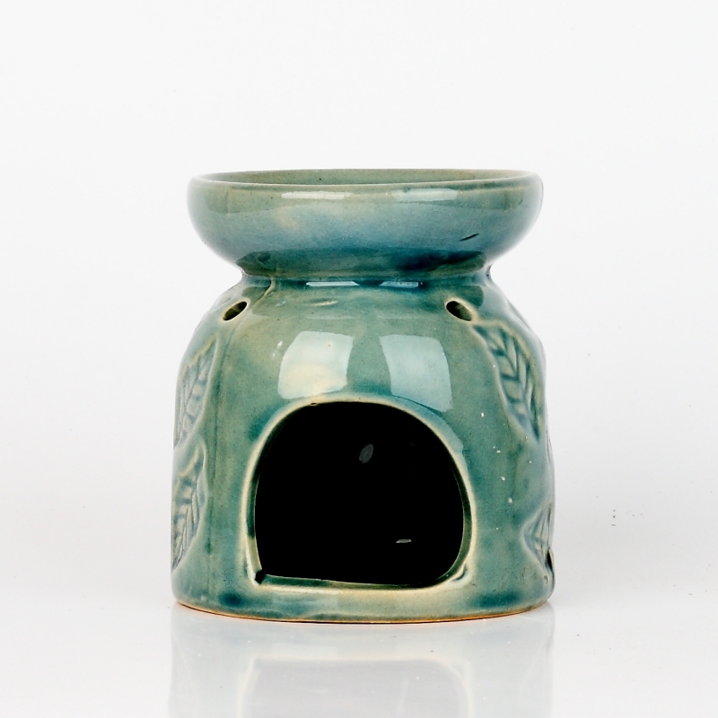 Arómalampa keramická zelená 11x9cm