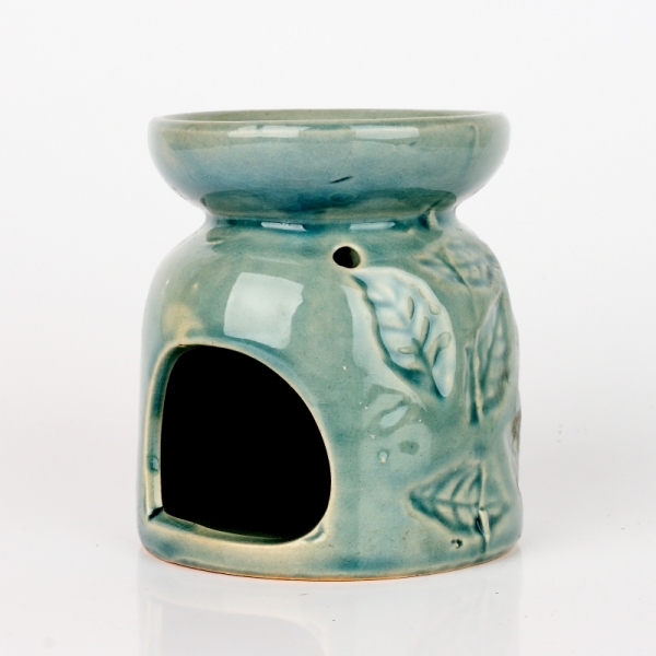 Arómalampa keramická zelená 11x9cm