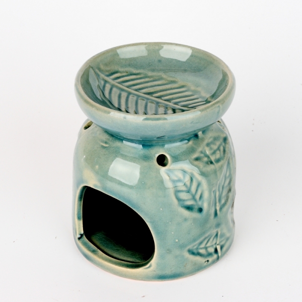 Arómalampa keramická zelená 11x9cm