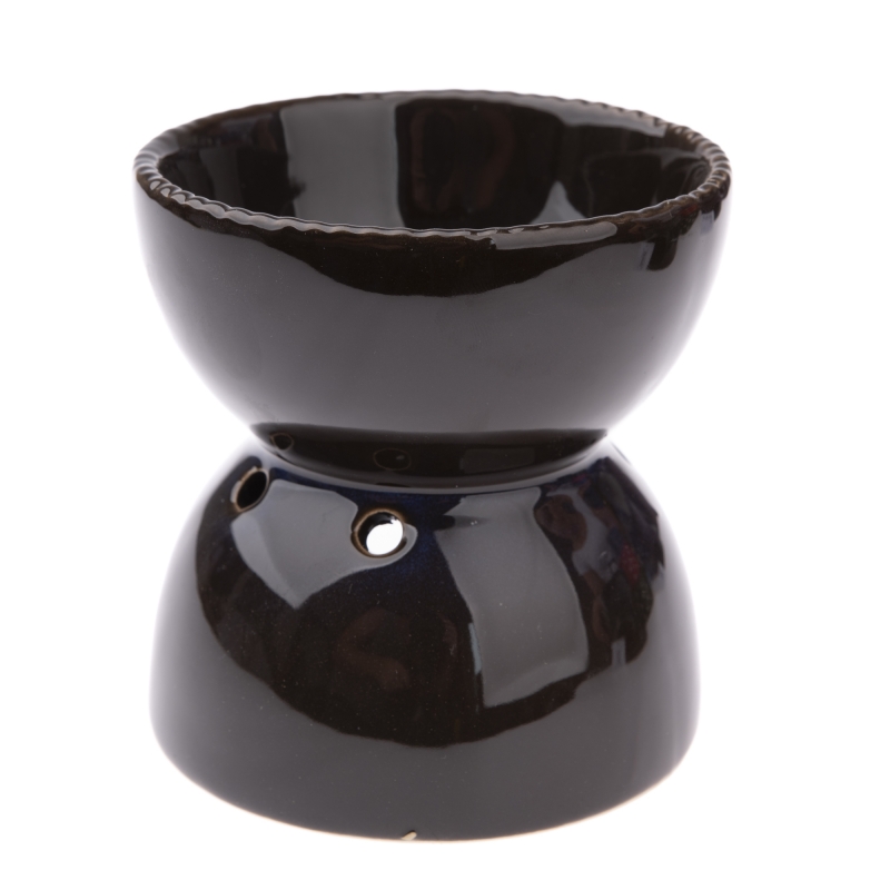 Aromalampa na sviečku čierna 11x11x11cm