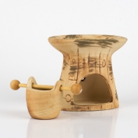 Trojdielna aromatická lampa 11 x 12 cm