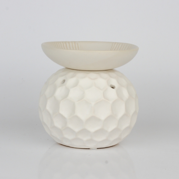 Aromalampa veľká krémová 13x13cm