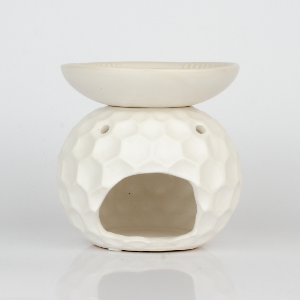 Aromalampa veľká krémová 13x13cm