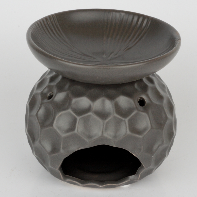 Aromalampa veľká šedá 13x13cm