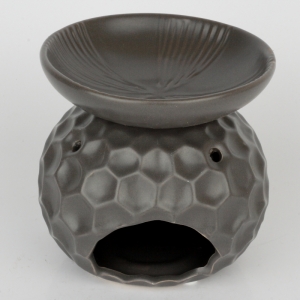 Aromalampa veľká šedá 13x13cm