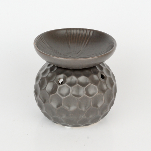 Aromalampa veľká šedá 13x13cm