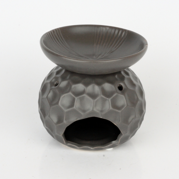 Aromalampa veľká šedá 13x13cm