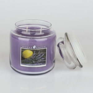 Aromatická sviečka v doze citrusová levanduľa Goose Creek 450g