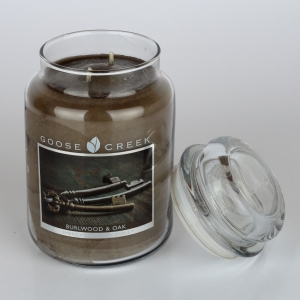 Aromatická sviečka v skle dubov drevo Goose Creek 680g