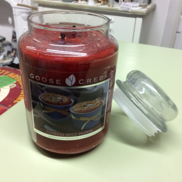 Aromatická sviečka v skle tekvicový korenený muffin Goose Creek 680g